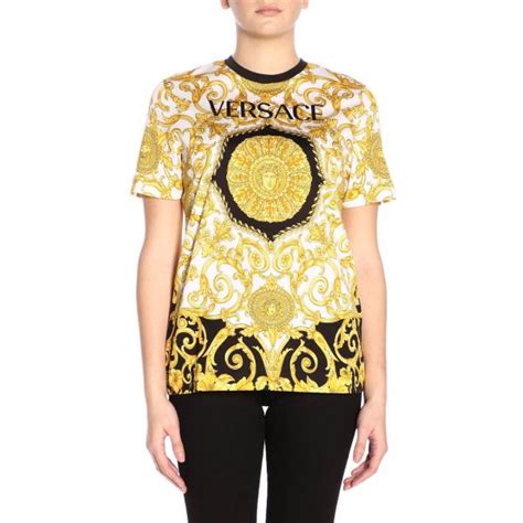 versace orange t shirt|versace t shirts for women.